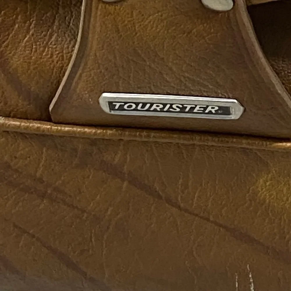 Vintage American Tourister Brown Camel Leather Bag